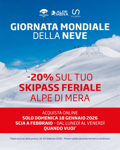 All’Alpe di Mera una giornata sulla neve per tutte le età