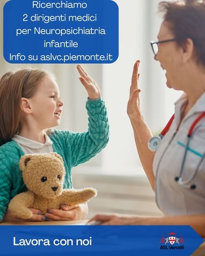 ASL VC: aperta la selezione per due neuropsichiatri infantili