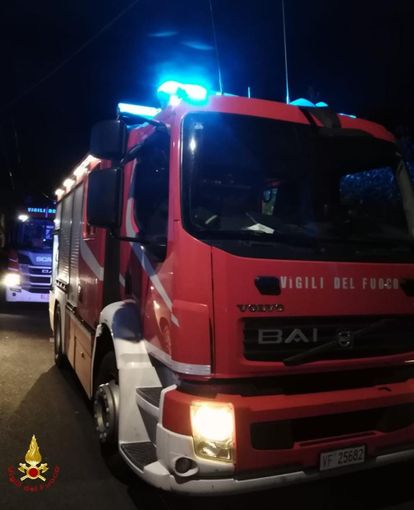 Gattinara: Fiamme in azienda edile. Diversi i danni provocati dall'incendio