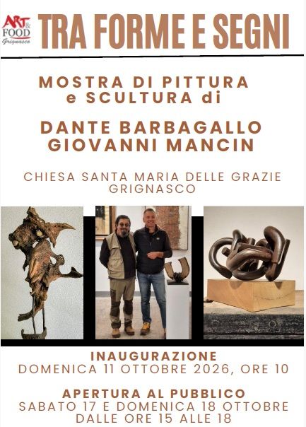 Arte, materia e sperimentazione: a Grignasco la mostra di Barbagallo e Mancin