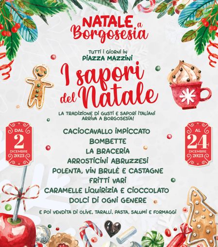 Borgosesia: La tradizione dei gusti dal 2 al 24 dicembre