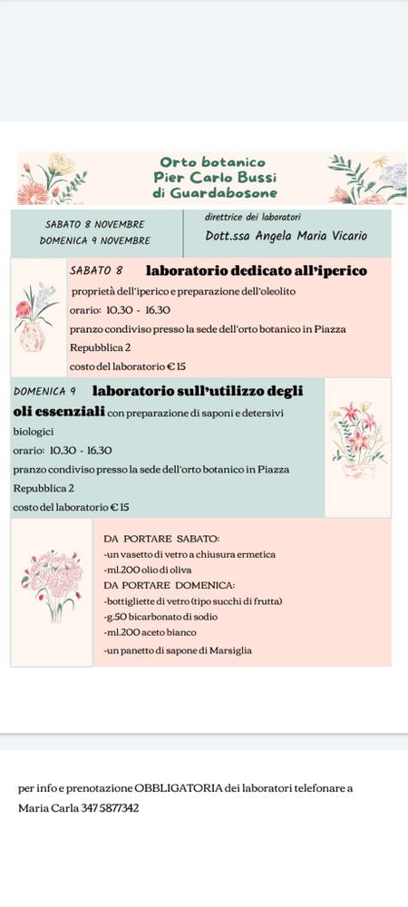 Weekend tra natura e benessere all’Orto Botanico di Guardabosone