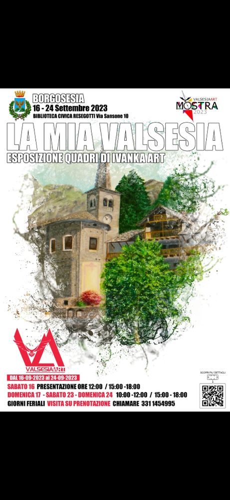 Borgosesia: Mostra d'arte in biblioteca