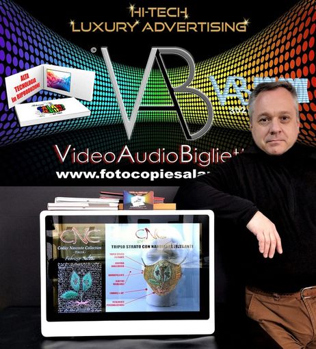 Nasce il primo Biglietto da Visita Elettronico: Il creatore è il biellese Fabrizio Salani VIDEO