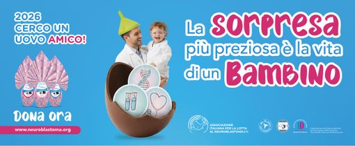 Dalla Valsesia una campagna di Pasqua per la ricerca sul neuroblastoma: il “Bambino con l’Imbuto” sostiene il progetto VAMOLAA