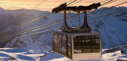Nella foto la funivia di Alagna