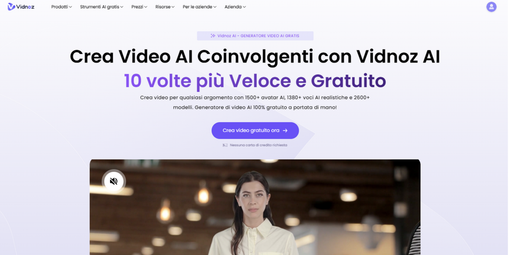 Vidnoz AI: Scopri le nostre nuove soluzioni IA per musica, voce e trascrizione Vidnoz AI: Scopri le nostre nuove soluzioni IA per musica, voce e trascrizione