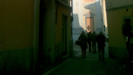 Un particolare della via in cui è avvenuto l'incidente