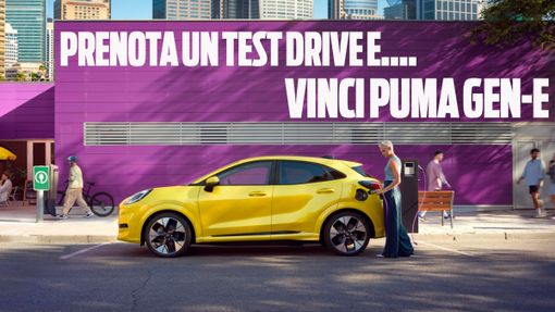 Prenota un test drive… e puoi vincere una Ford Puma Gen-E. No, non è uno scherzo