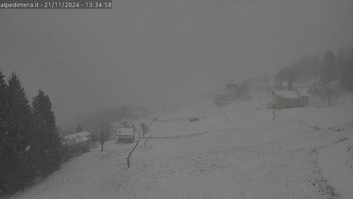 E' arrivata la neve in Valsesia FOTO E' arrivata la neve in Valsesia FOTO