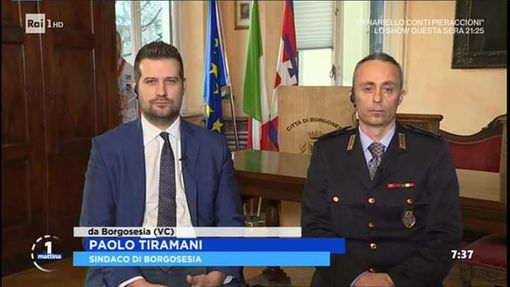 Borgosesia su Uno Mattina per il concorso di vigili urbani