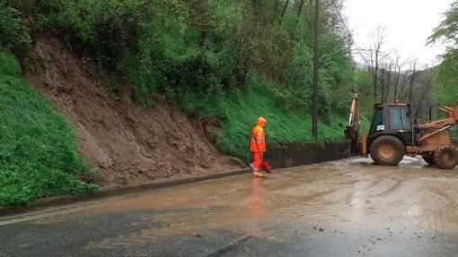 Maltempo, frane a Pray: gli aggiornamenti dal Comune (foto dalla pagina Facebook di comune di Pray)