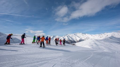 Alpe di Mera: una pista battuta per lo skialp Alpe di Mera: una pista battuta per lo skialp