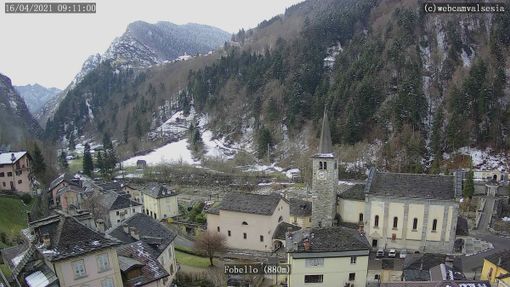 Fobello: Installata una webcam con vista sul paese