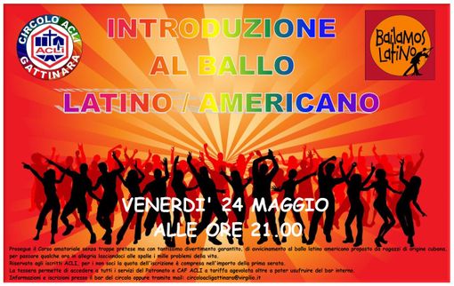 All'Acli di Gattinara corso di avvicinamento al ballo latino-americano