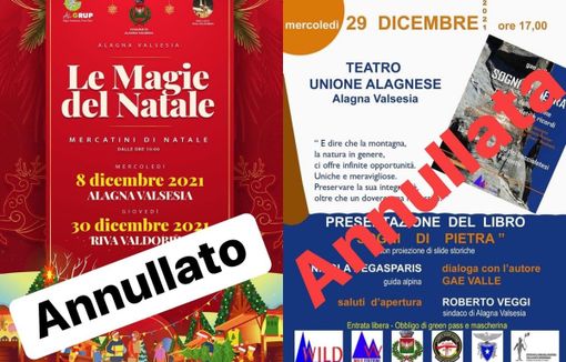 Alagna, annullato il mercatino di Riva Valdobbia e la presentazione del libro “Sogni di pietra”