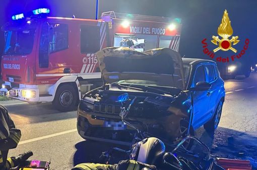 In foto, l’incidente di Santhià