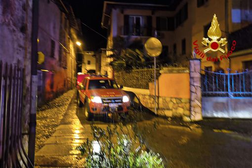 Maltempo, allagamenti e violenti temporali nella vicina Valsesia FOTO