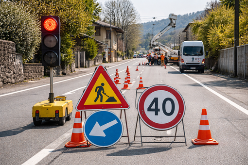 A Bettole traffico a senso unico alternato dal 23 al 27 marzo per lavori sulla linea elettrica