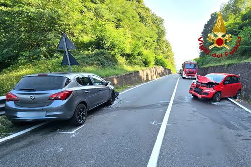 Quarona: Frontale fra due auto, ci sono feriti