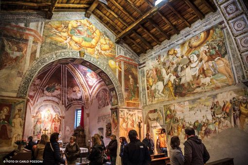 L'interno della chiesa San Marco a Varallo