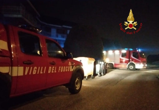 Un intervento dei Vigili del Fuoco Un intervento dei Vigili del Fuoco
