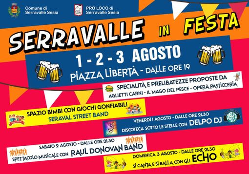 Serravalle in festa: gli eventi dei primi giorni d’agosto