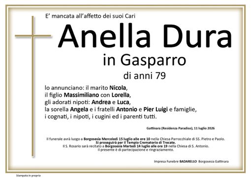 Anella Dura in Gasparro