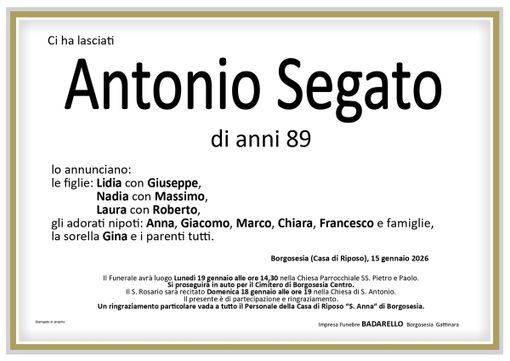 Antonio Segato