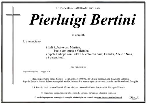 Pierluigi Bertini Pierluigi Bertini