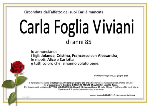 Carla Foglia Viviani Carla Foglia Viviani