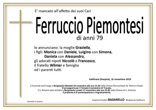 Ferruccio Piemontesi Ferruccio Piemontesi