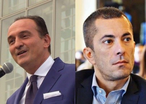 Cirio e l'assessore Gabusi sulla riunione della Cig Torino-Lione al Grattacielo Piemonte. Cirio e l'assessore Gabusi sulla riunione della Cig Torino-Lione al Grattacielo Piemonte.