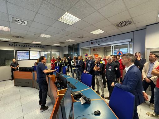 Il capo dipartimento della Protezione Civile Fabio Ciciliano in visita in Piemonte Il capo dipartimento della Protezione Civile Fabio Ciciliano in visita in Piemonte