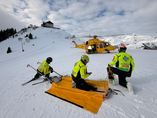 Incidente a Bielmonte, ferito uno sciatore: arriva l'elisoccorso