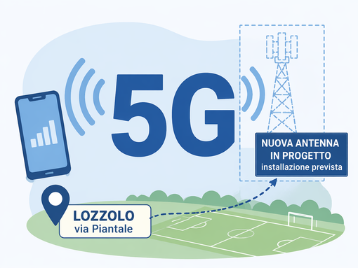 Lozzolo autorizza la nuova antenna 5G: lavori dal 27 aprile al campo sportivo