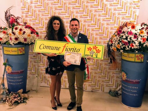 Gattinara: Confermati i 3 fiori al concorso Comuni Fioriti 2018