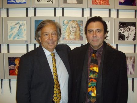 Massimo Paracchini al Vernissage della mostra intitolata &quot;Los Angeles&quot; alla Reggia Reale di Monza