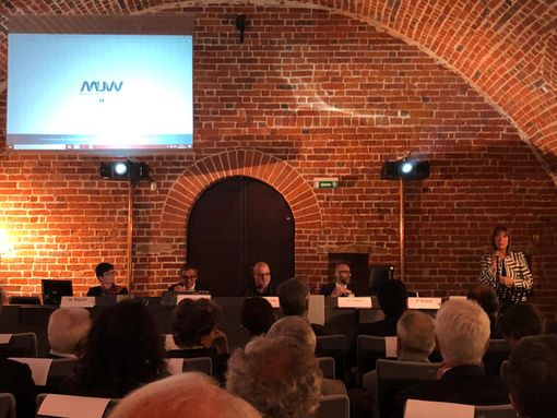 L’assessore Poggio alla presentazione del “MUVV”:rete dei musei di Vercelli e Varallo