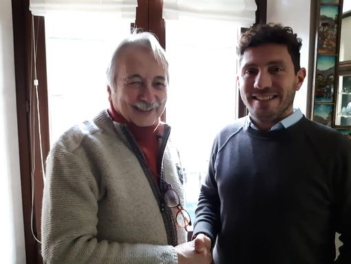 Dott. Ruga e il sindaco di Quarona