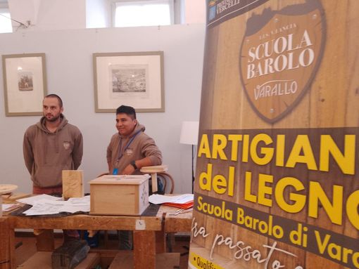 La Scuola Barolo di Varallo protagonista a “Fatti ad Arte” con gli artigiani del legno del futuro