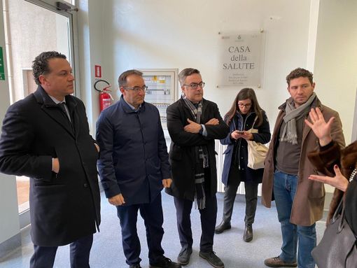 Regione, provincia e Asl Vercelli in visita alla Casa della Salute di Varallo