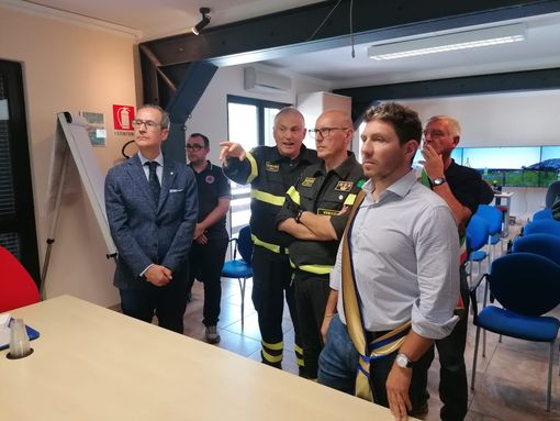 Incendi in Valsesia, oltre 400 ettari bruciati a Cravagliana: sopralluogo al Comando operazioni Incendi in Valsesia, oltre 400 ettari bruciati a Cravagliana: sopralluogo al Comando operazioni