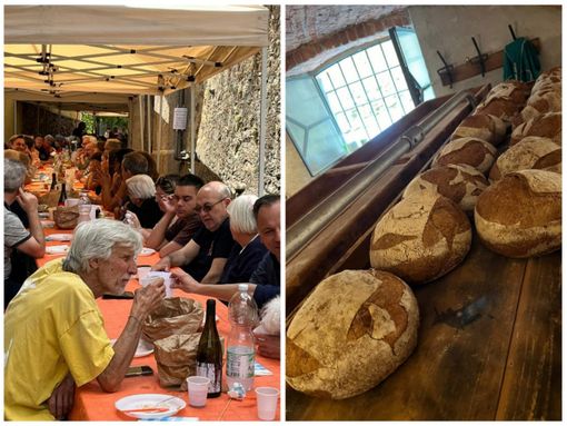 Festa del pane a Guardabosone per assaggiare il pane cotto nel forno “come una volta” (foto di Ermanno Orsi)