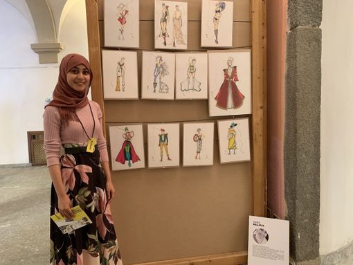 La giovane Sara Hajjaji