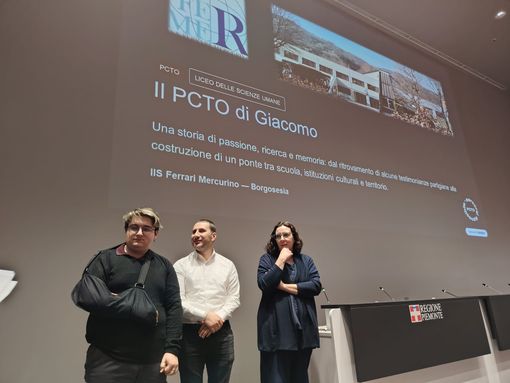 Giacomo Colombo del liceo Ferrari racconta a Torino la sua esperienza di PCTO
