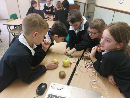 Laboratorio di robotica all'istituto Sacro Cuore di Romagnano