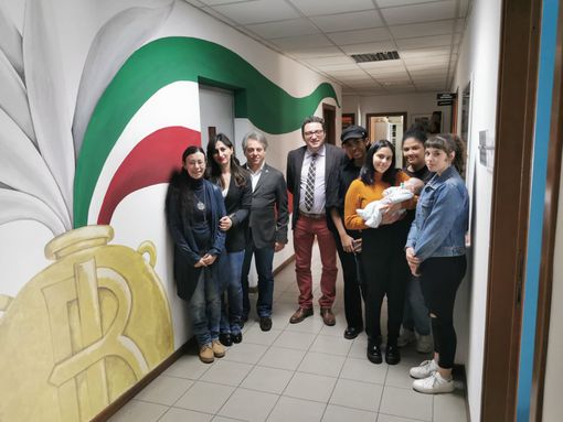 Borgosesia: Terminati i lavori alla Caserma dei Carabinieri. Pareti  “griffate” Ipsia Moda