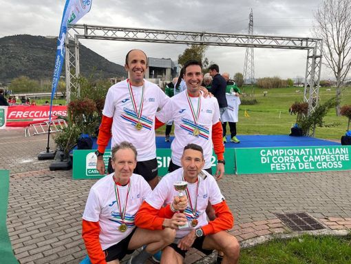 Tre borgosesiani Campioni Italiani Staffetta Cross