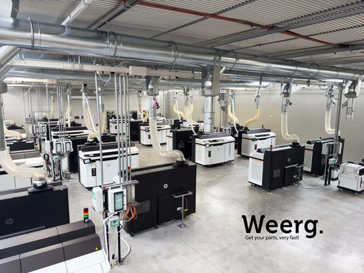 Weerg potenzia il proprio parco macchine con l'installazione di 4 nuove stampanti HP MJF 5620 Pro